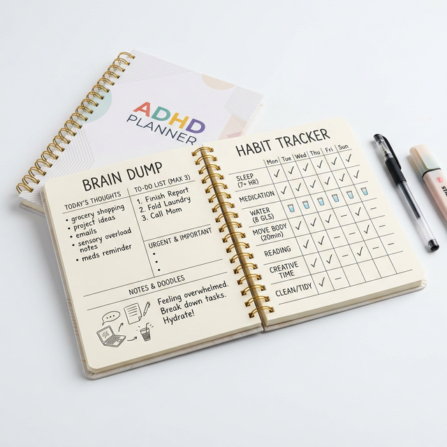 ADHD Planner - Undated Daily/Weekly